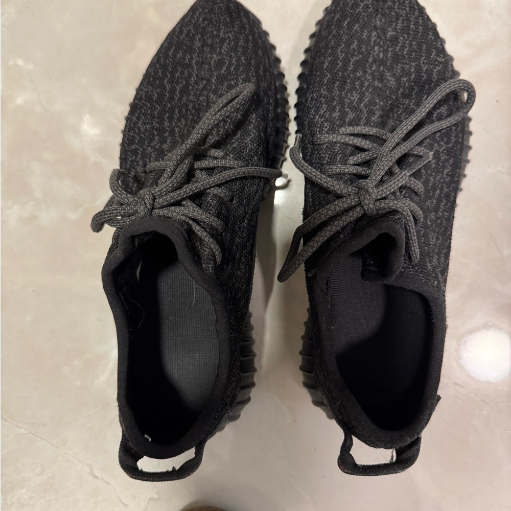 Black Knit Sneakers